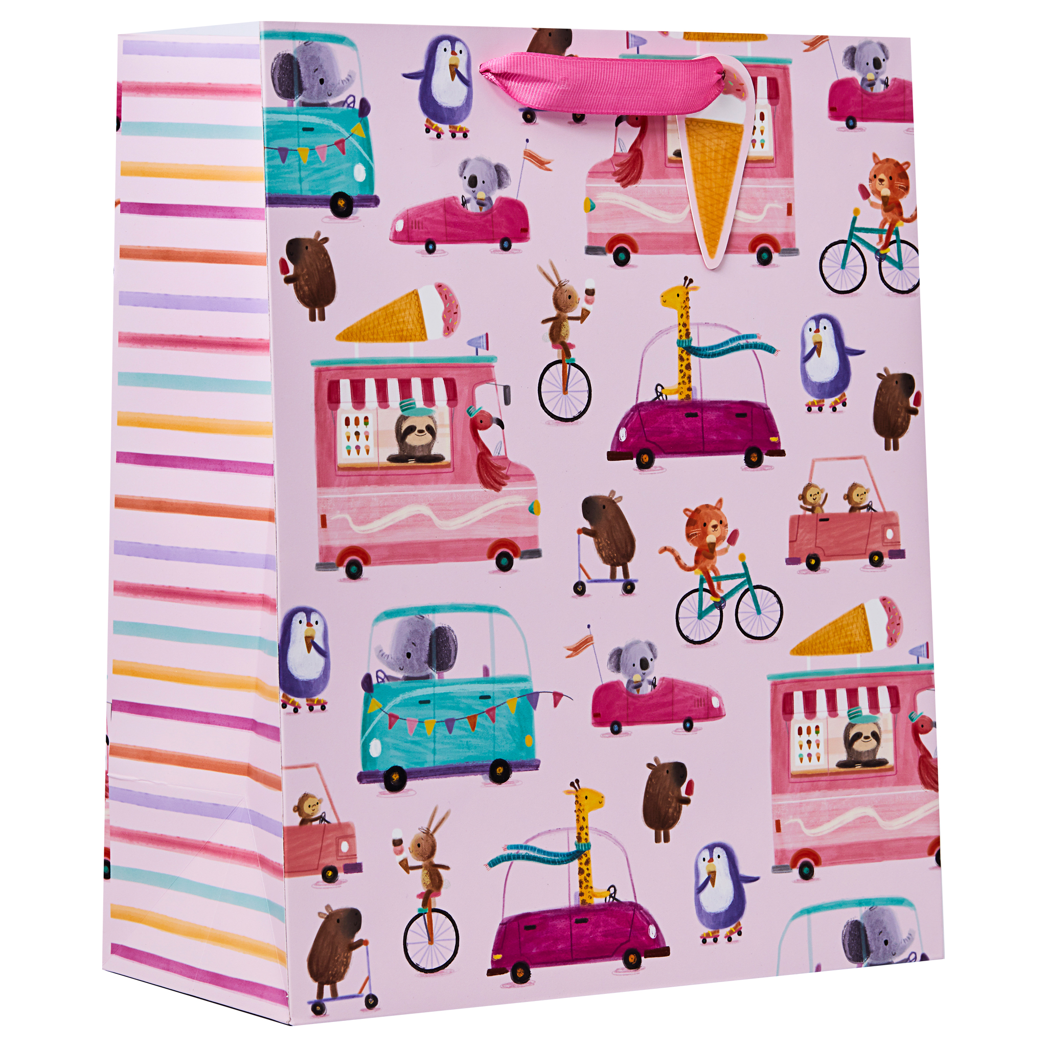 WHEELIE FUN PINK LARGE BAG - 6CT - DBV-300-L*