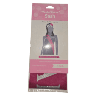 Maid Of Honor  - Sash  - 33 in x 4 in - 191054