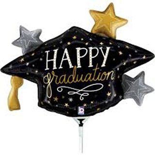 Satin Metallic Graduation Hat Grabo 19250