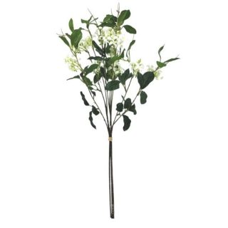 65cm BLOSSOM BUNDLE (3 STEMS) IVORY - 039415