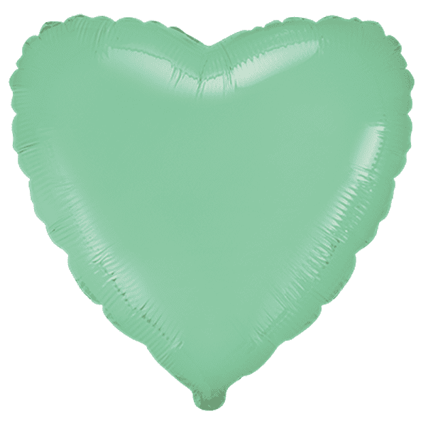 Flexmetal 18" Matte Mint Heart - 201500PM