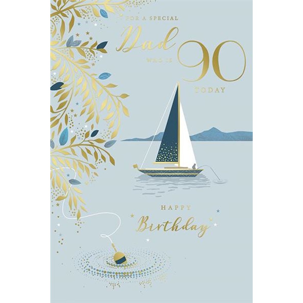 Kingfisher - Age 90 Dad Boat - Code 75 - 6pk - NMT155*