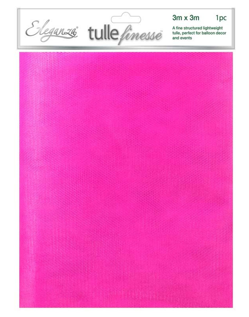 Eleganza Tulle Finesse 3m x 3m 1CT bag Fuchsia No.28