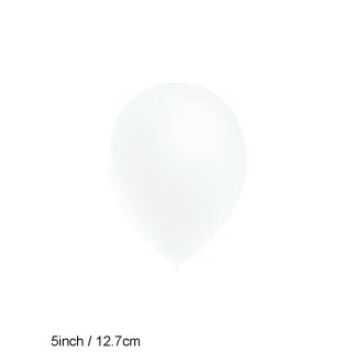 Decotex Pro 5inch Fashion Solid No.01 White x100pcs - 640009