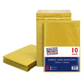 Bubble Envelope 10 pack, size G*