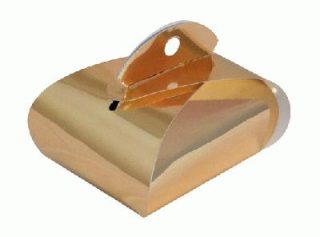 Favour/Weight Box Metallic Gold x 10pcs
