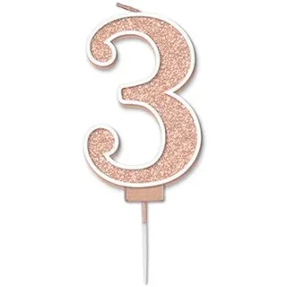 Oaktree Sparkling Fizz No.3 Candle 7.5cm Rose Gold - 656031*