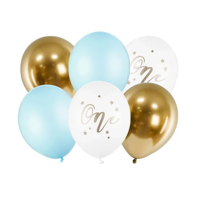 Party Deco - Balloons 30cm, One, Pastel Light Blue - SB14P-307-001J-6 *