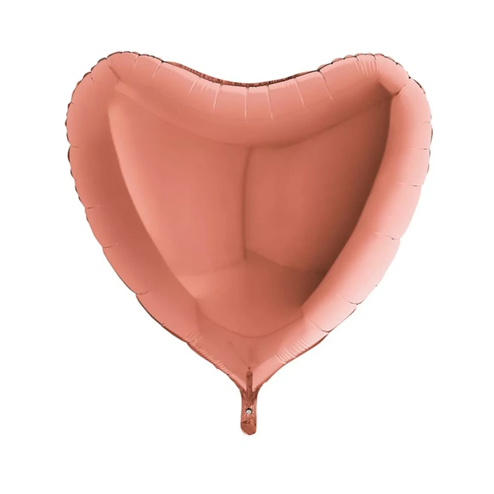 Grabo 36" Rose Gold Heart Pkt - 36023RG-P