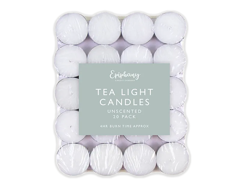 Tea light candles 20 pack - HOM2142OB