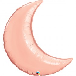 09"  CRESCENT MOON ST - ROSE GOLD PLAIN FOIL