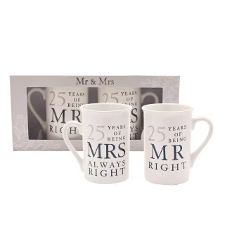 Amore Gift Set - 25 Years Of Mr Right/Mrs Always Right - WG67725 *