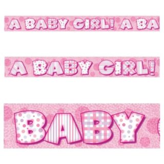 A Baby Girl Prism Banner, 12 ft