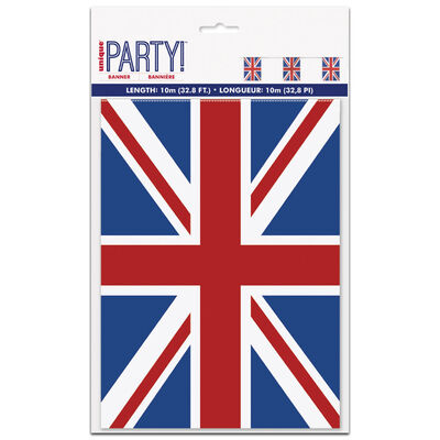 Best of British Flag Banner, 10m