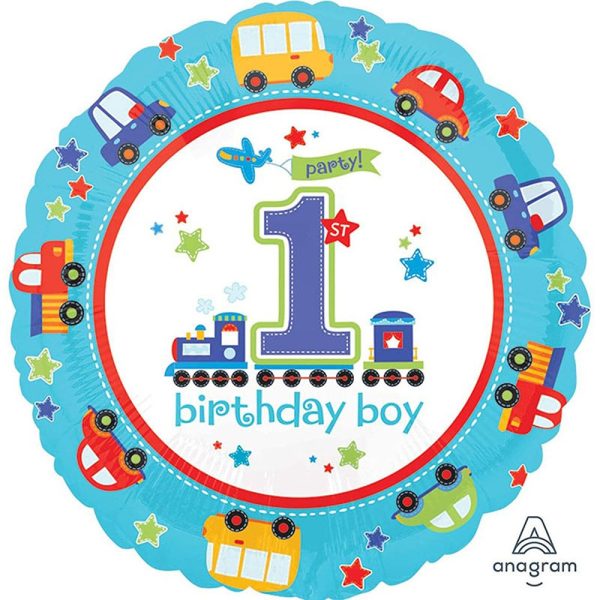 Anagram - 1st Birthday Cars Foil - 17" - 29806 *