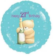 Anagram 18" Forever Friends 21st Pkt - 2149401*