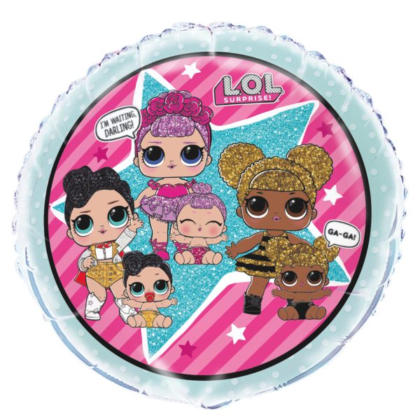LOL Surprise Round Foil Balloon 18", Packaged*