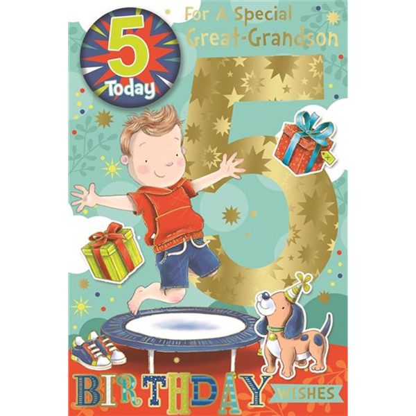 Xpress Yourself - Age 5 Great-Grandson - C75 - 6pk - CC7521B/05*