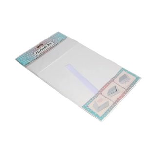 White Keepsake Box with Ribbon (22x22x6.5cm) - BX650