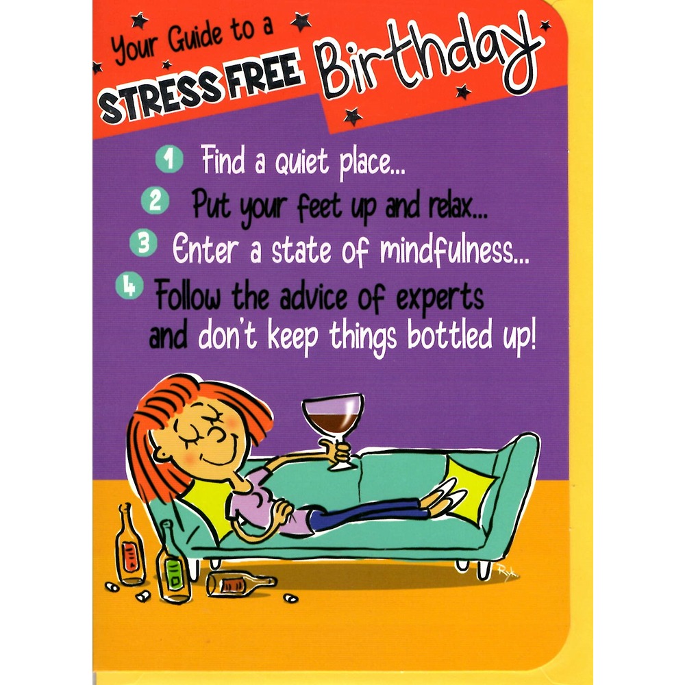 Open Birthday Humor - Code 50 - 6pk - OTB17897 - Out Of The Blue*