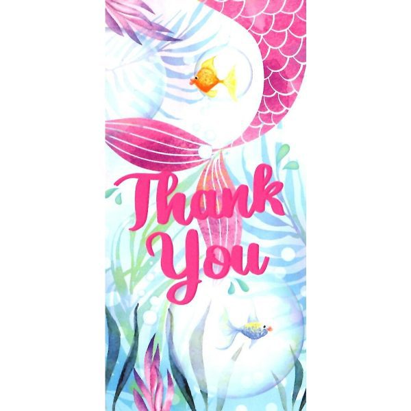 Slim Juvenile Thank You Card - 12pk - 4031 - Tallon*