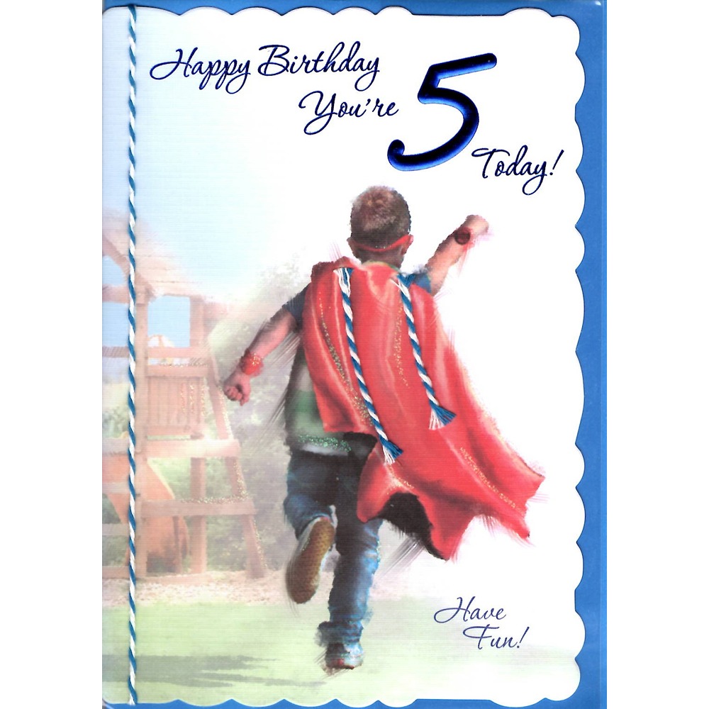 Opulent - Age 5 Male Superman - Code 50 - 6pk - 50-Y68F-20913*
