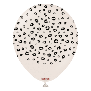 Safari Leopard - White Sand(Print Color: Black) - 25CT