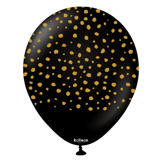Safari Cheetah - Black(Print Color: Gold) - 25CT