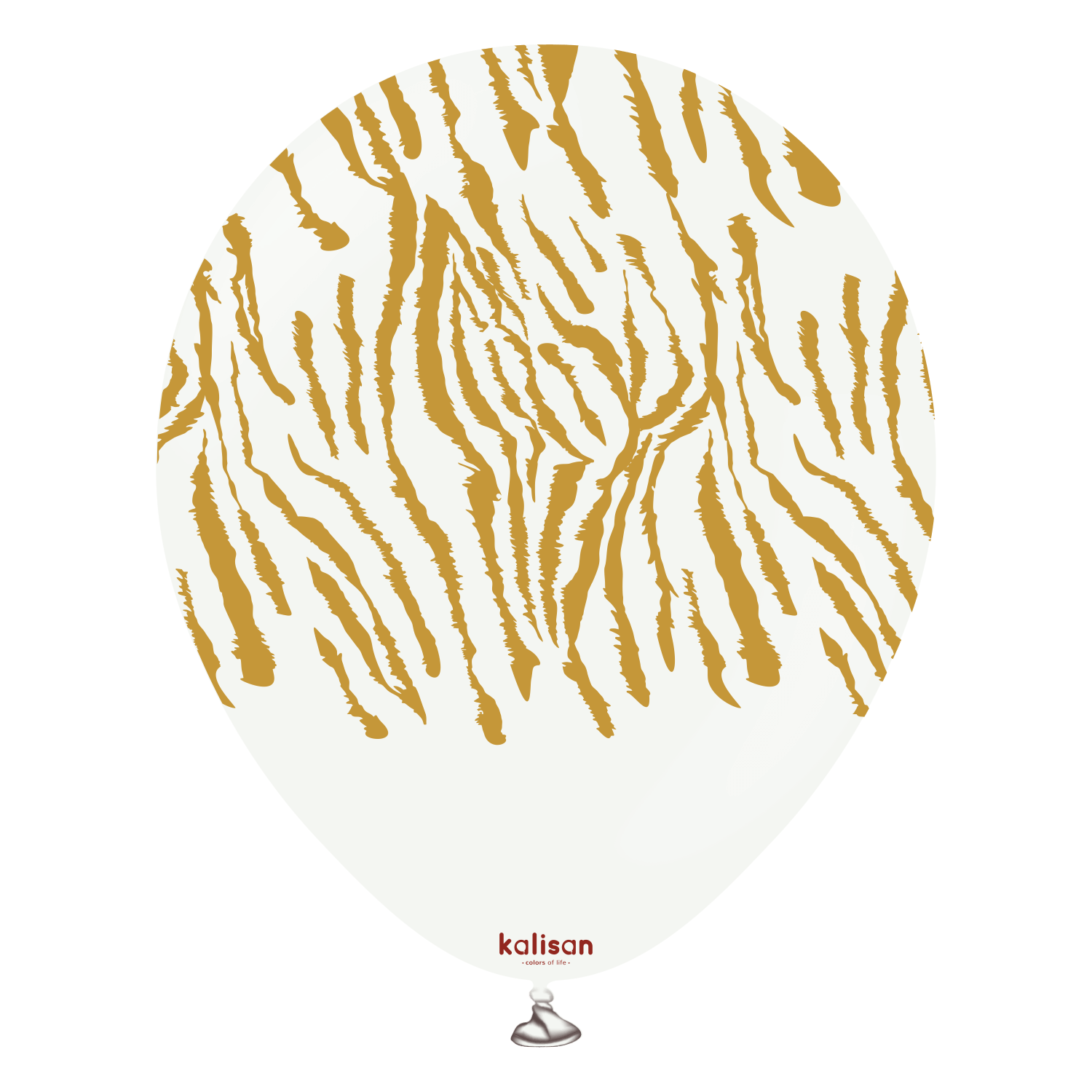 Safari Tiger N - White(Print Color: Gold) - 25CT