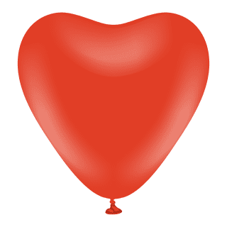 Heart 12" Standard Red - 25CT
