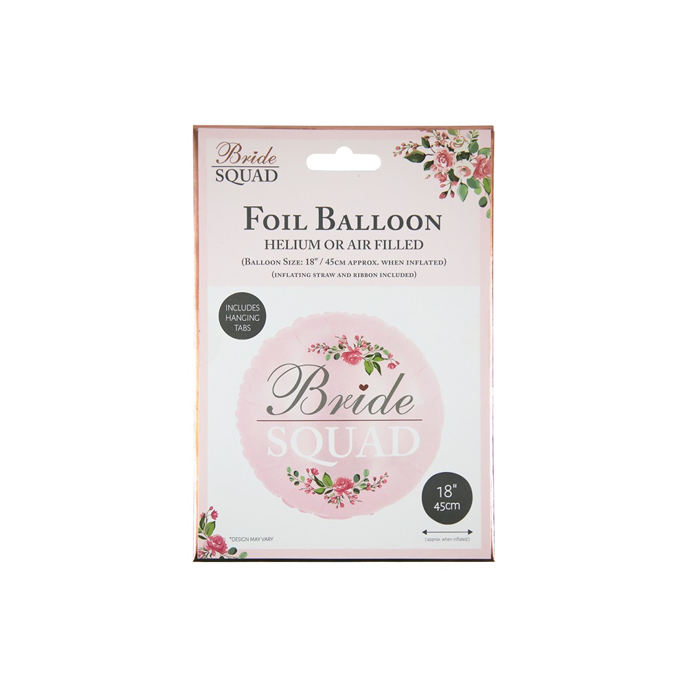 BRIDE SQUAD 18 INCH BALLOON - 33159-BSC*