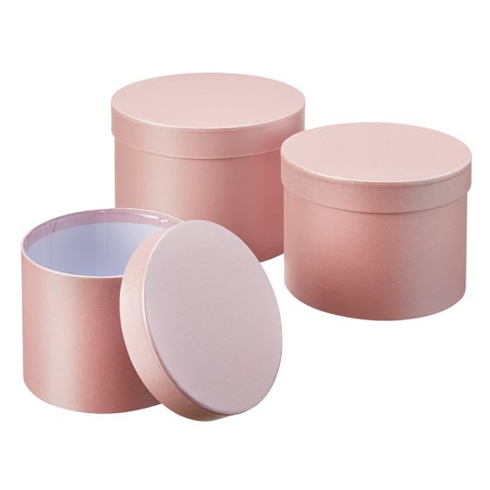 Symphony Hat Boxes Pale Pink - 41-0760