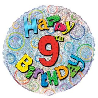 Unique - Happy 9th Birthday - 18" - 55501