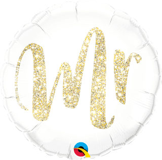18"  ROUND 01CT - MR. GLITTER GOLD*