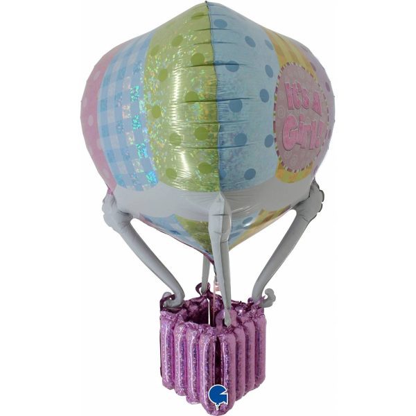 Grabo - Hot Air Balloon Patch Work Baby Girl - 3D/ 4D - 74056H*
