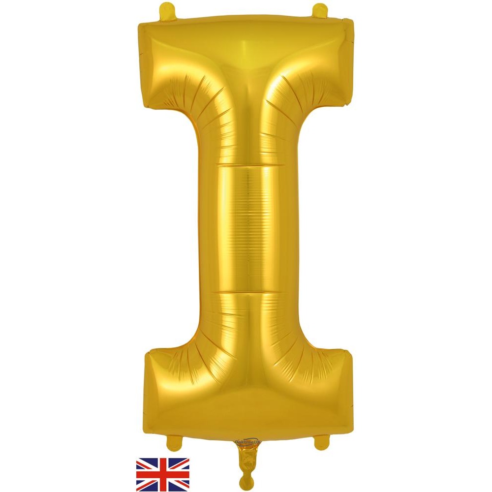 Oaktree 34inch Letter I Gold - 605220