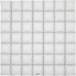 Oaktree 36inch Matte White 7x7 Waffle Packaged - 609501 *