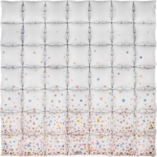 Oaktree 36inch Sparkling Fizz Holographic Rose Gold 7x7 Waffle Packaged - 609587 *