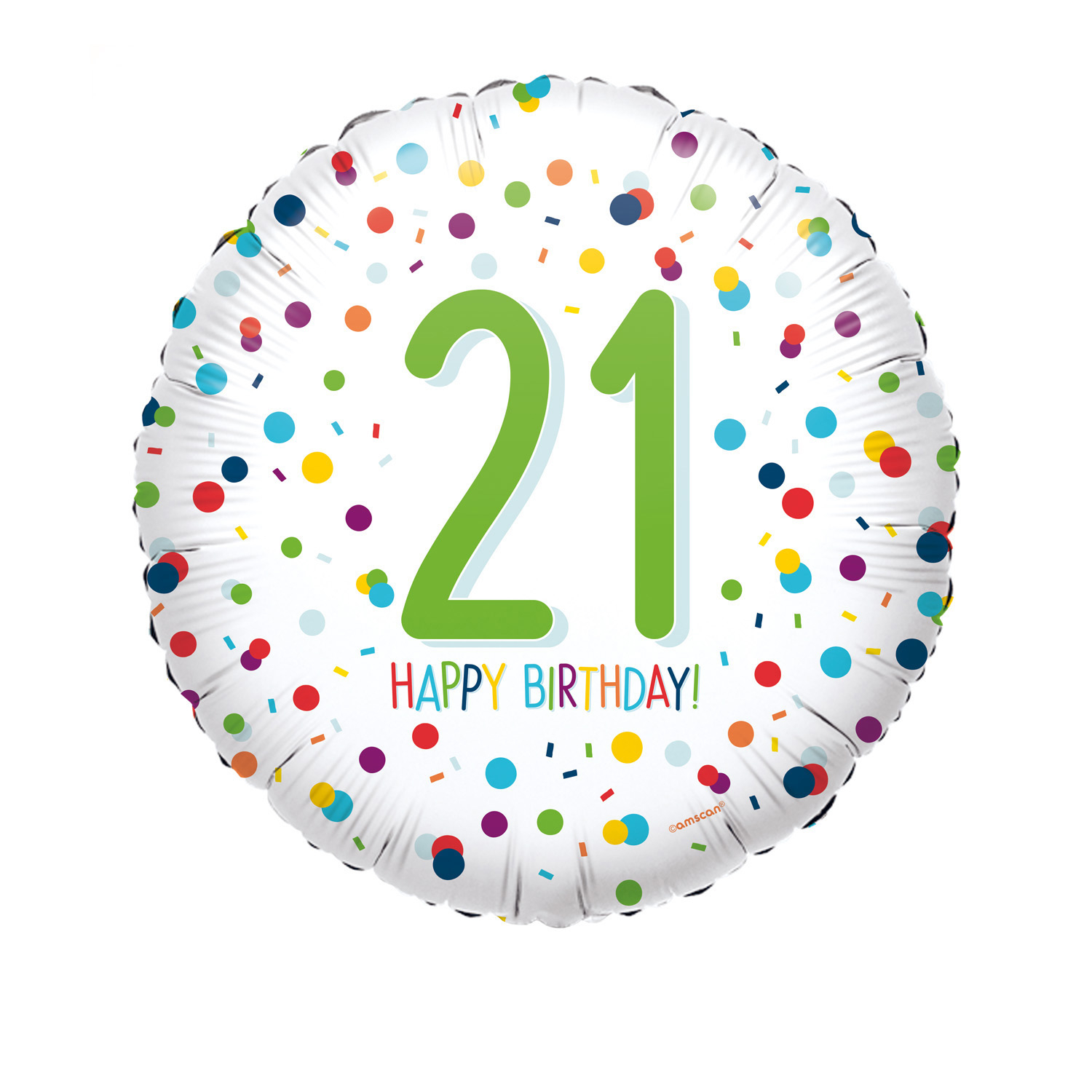 Anagram 18" S40 Confetti Birthday 21st Standard Pkt - -4201201*