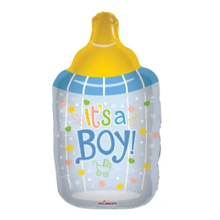 36" Baby Baby Bottle Boy Shape