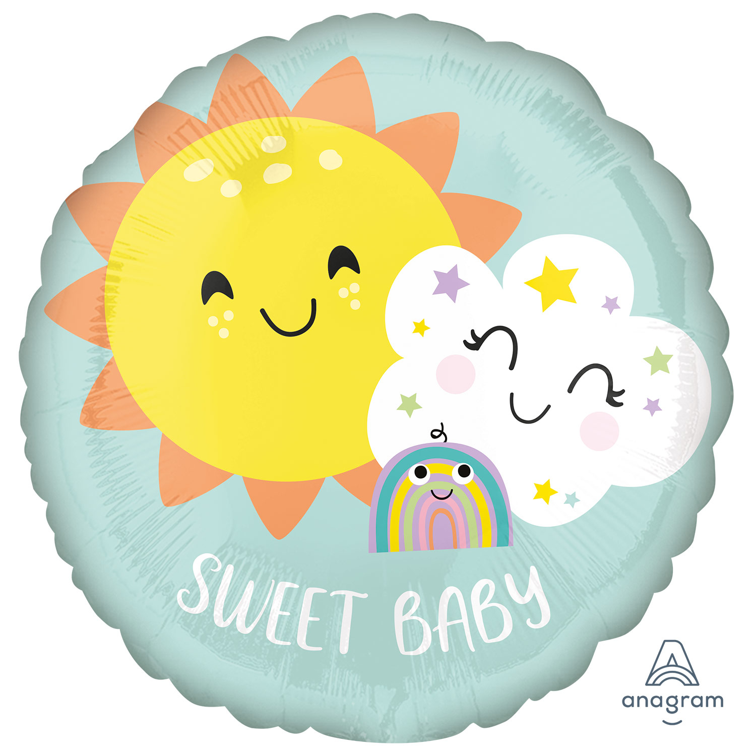 Anagram Sweet Baby Rainbow Standard HX Foil Balloons S40 *