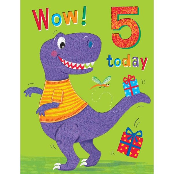 Regal - Age 5 Male Dinosaur - Code 50 - 6pk - C81236*