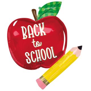 Anagram Back to School SuperShape Foil Balloons 23"/58cm w x 28"/71cm h P30 *