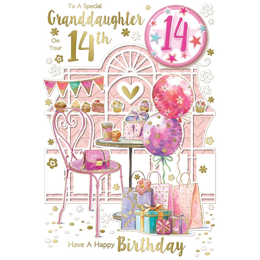 Sensations - Granddaughter Age 14 Trad - (with Badge) - CS7531B/03