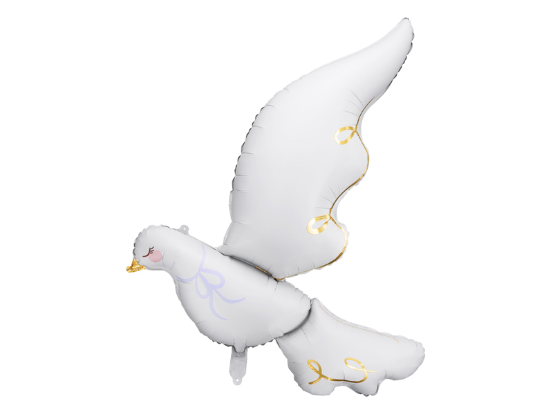 Party Deco Foil balloon Dove, 80x100 cm *