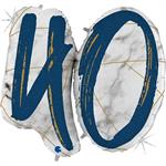 Grabo 40" Holographic Marble Mate Blue 40 Shape D Pkt - G31004GHB-P* - Image 2