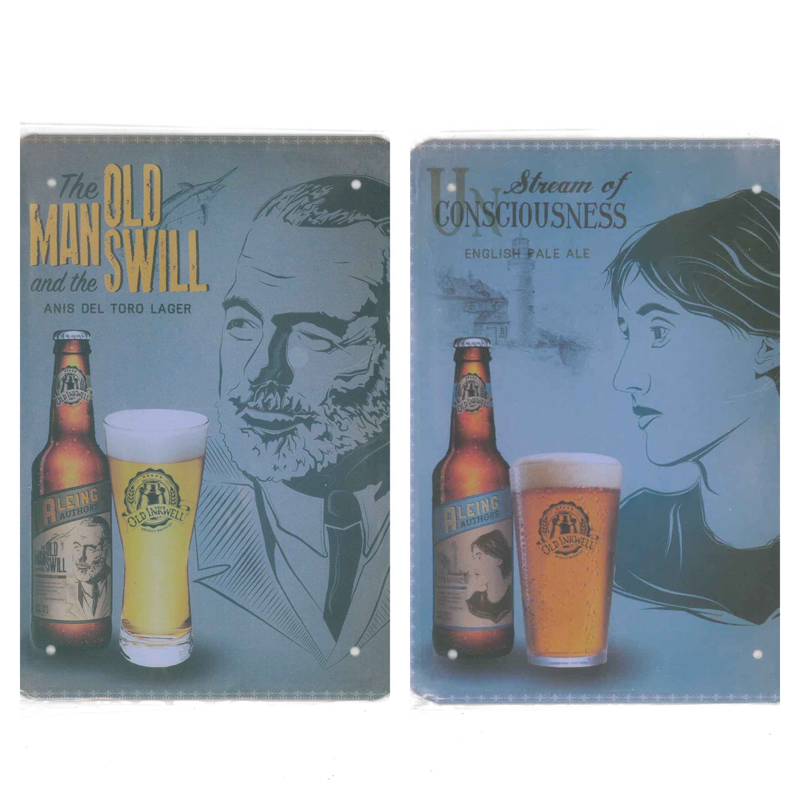 TIN WALL PLAQUE - 809004