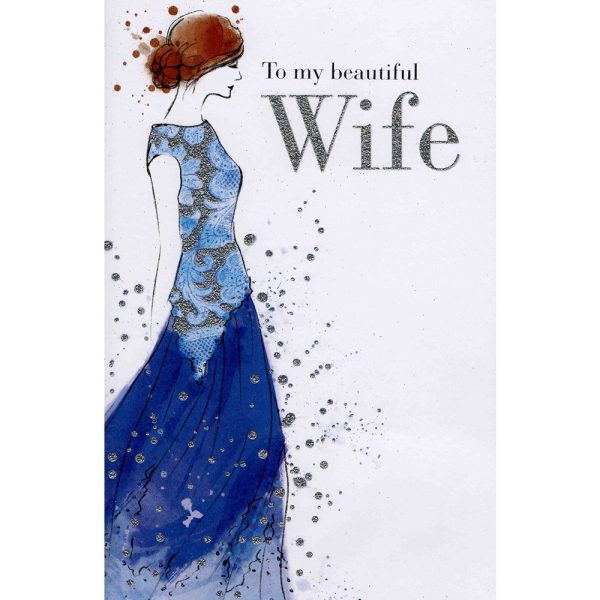 Beautiful Wife Glittery - Code 75 - 6pk - 6335*