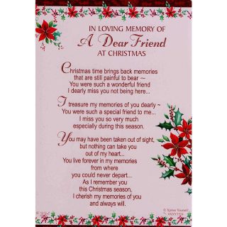 Xpress Yourself - In Loving Memory Of A Dear Friend - Grave Card - 6pk - XXY3540a*