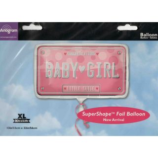Anagram - Congraz Baby Girl - 13" x 22" - 17955 *